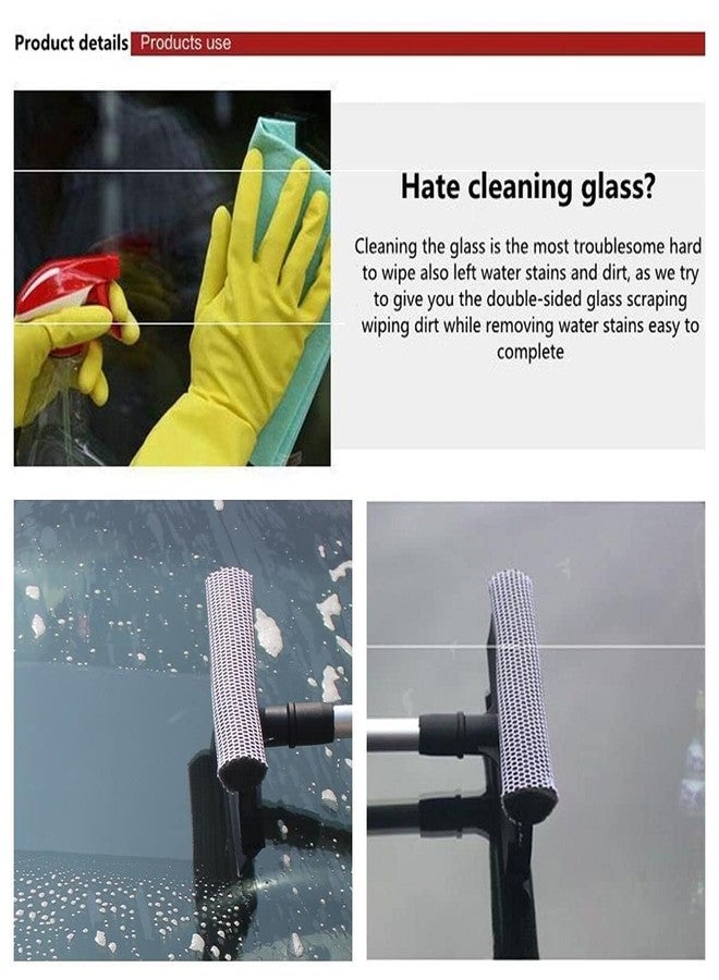 منظف نوافذ مغناطيسي مزدوج الجوانب 2 في 1، مغناطيس قوي لتنظيف الزجاج من الداخل والخارج، قوة قابلة للتعديل مع حبل أمان، أداة غسيل نوافذ المباني الشاهقة - Image 4